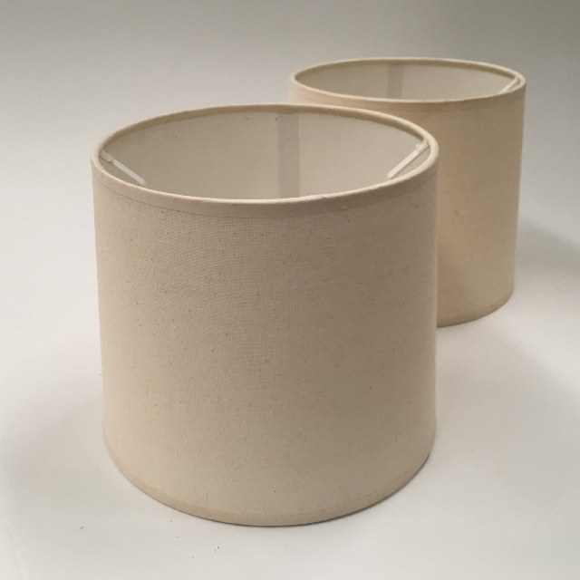 LAMPSHADE, Contemp (Small) - Drum, Natural Cream